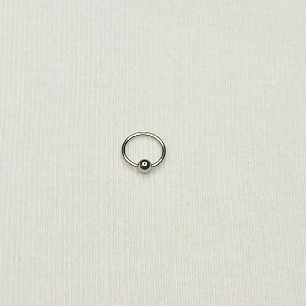 16 Gauge 14 Implant Grade Captive Bead Ring
